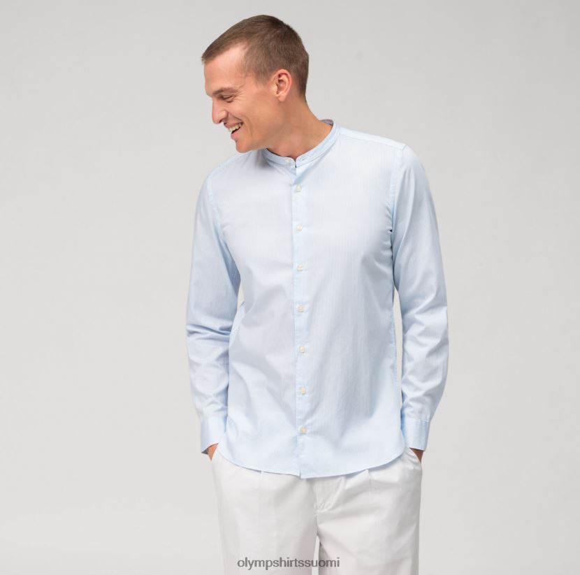 vaatetus OLYMP tason viisi vaate pesty body fit, työpaita, pystykaulus, bleu 24N6D496