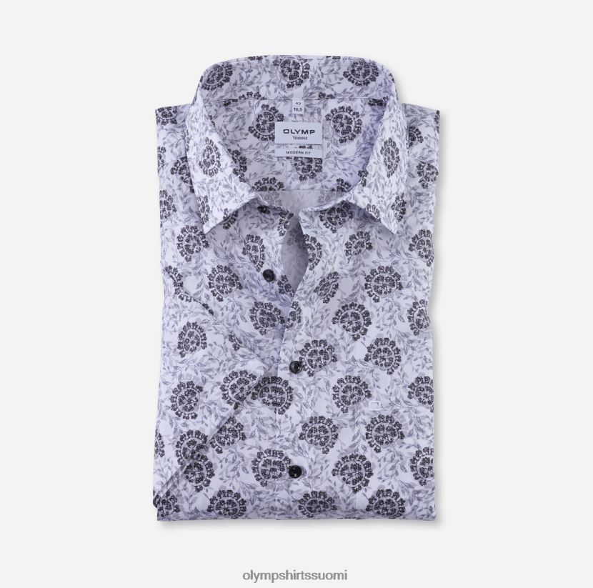 vaatetus OLYMP tendenz modern fit, bisnespaita, uusi kent, hopeanharmaa 24N6D1728