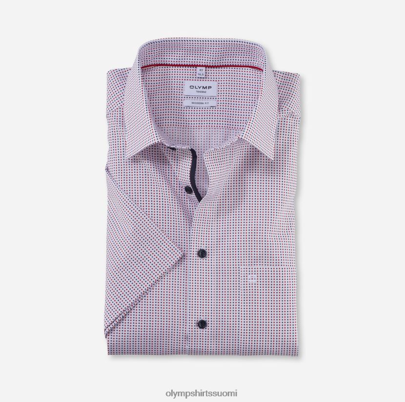 vaatetus OLYMP tendenz modern fit, bisnespaita, uusi kent, punainen 24N6D1713