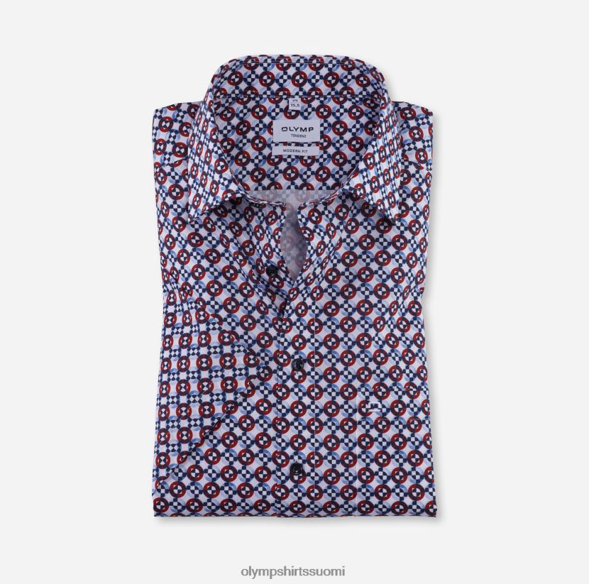 vaatetus OLYMP tendenz modern fit, bisnespaita, uusi kent, punainen 24N6D1740