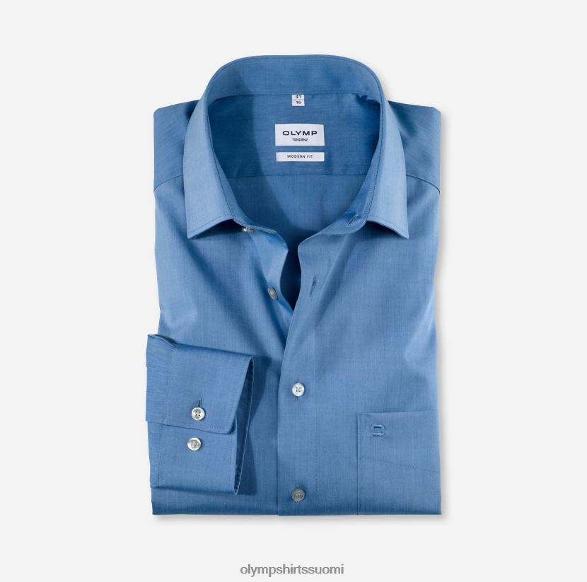 vaatetus OLYMP tendenz modern fit, bisnespaita, uusi kent, sininen 24N6D1745